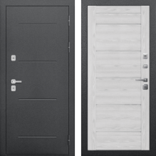 Дверь 11 см ISOTERMA Серебро Царга Ривьера Айс - фото 1